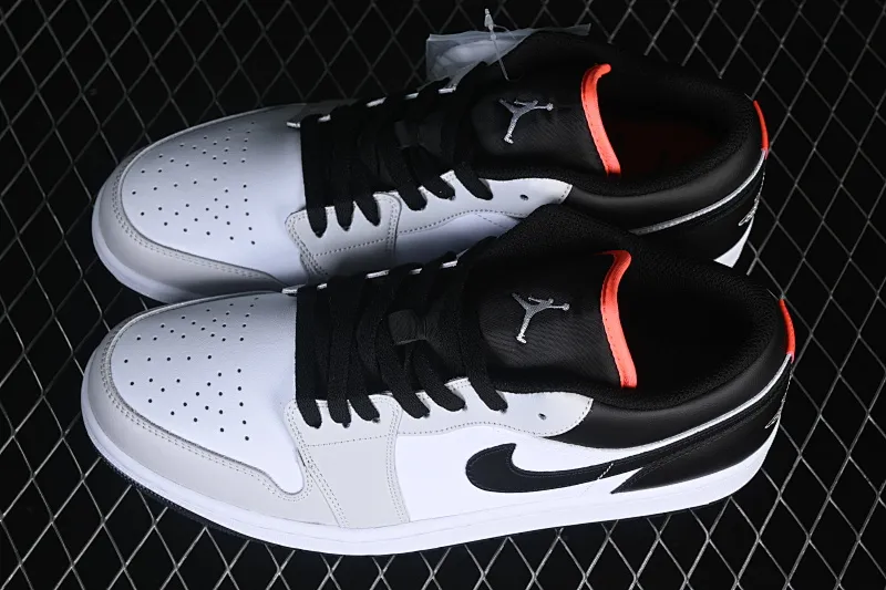 All categories Air Jordan Jordan series basketball shoes Air Jordan 1 Low Air Jordan 1 Low AJ1 Joe 1 white gray black hook low-top retro culture basketball shoes 553558-045